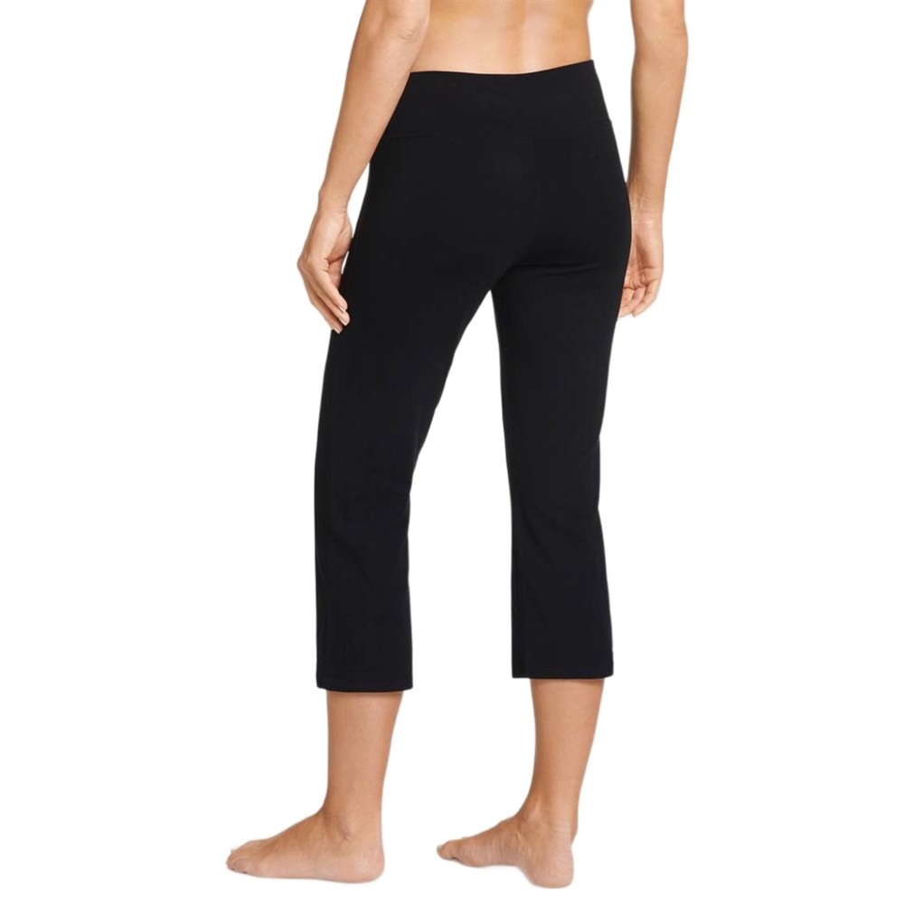 Nike Capri Leggings Black White Cropped Ankle Tights Yoga Gym Athleisure Small - Picture 2 of 8